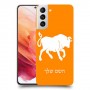 שור כיסוי מגן קשיח בעיצוב אישי עם השם שלך ל Samsung Galaxy S21 5G יחידה אחת סקרין מובייל