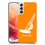 גלישת מפרש כיסוי מגן קשיח בעיצוב אישי עם השם שלך ל Samsung Galaxy S21 5G יחידה אחת סקרין מובייל
