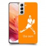 שחקן טניס כיסוי מגן קשיח בעיצוב אישי עם השם שלך ל Samsung Galaxy S21 5G יחידה אחת סקרין מובייל