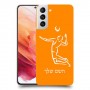 שחקן כדורעף כיסוי מגן קשיח בעיצוב אישי עם השם שלך ל Samsung Galaxy S21 5G יחידה אחת סקרין מובייל