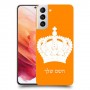 כתר מלכותי כיסוי מגן קשיח בעיצוב אישי עם השם שלך ל Samsung Galaxy S21 5G יחידה אחת סקרין מובייל
