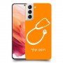 רופא סטטוסקופ כיסוי מגן קשיח בעיצוב אישי עם השם שלך ל Samsung Galaxy S21 5G יחידה אחת סקרין מובייל