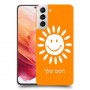 שמש כיסוי מגן קשיח בעיצוב אישי עם השם שלך ל Samsung Galaxy S21 5G יחידה אחת סקרין מובייל