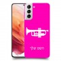 חצוצרה כיסוי מגן קשיח בעיצוב אישי עם השם שלך ל Samsung Galaxy S21 5G יחידה אחת סקרין מובייל