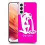 דלי כיסוי מגן קשיח בעיצוב אישי עם השם שלך ל Samsung Galaxy S21 5G יחידה אחת סקרין מובייל