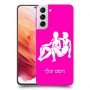 תאומים כיסוי מגן קשיח בעיצוב אישי עם השם שלך ל Samsung Galaxy S21 5G יחידה אחת סקרין מובייל