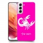 עקרב כיסוי מגן קשיח בעיצוב אישי עם השם שלך ל Samsung Galaxy S21 5G יחידה אחת סקרין מובייל