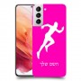 רץ כיסוי מגן קשיח בעיצוב אישי עם השם שלך ל Samsung Galaxy S21 5G יחידה אחת סקרין מובייל