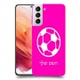 כדורגל - כדור כיסוי מגן קשיח בעיצוב אישי עם השם שלך ל Samsung Galaxy S21 5G יחידה אחת סקרין מובייל