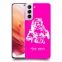 סנטה קלאוס כיסוי מגן קשיח בעיצוב אישי עם השם שלך ל Samsung Galaxy S21 5G יחידה אחת סקרין מובייל
