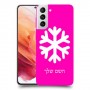 שלג כיסוי מגן קשיח בעיצוב אישי עם השם שלך ל Samsung Galaxy S21 5G יחידה אחת סקרין מובייל
