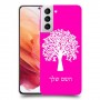 עץ כיסוי מגן קשיח בעיצוב אישי עם השם שלך ל Samsung Galaxy S21 5G יחידה אחת סקרין מובייל