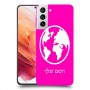 עולם כיסוי מגן קשיח בעיצוב אישי עם השם שלך ל Samsung Galaxy S21 5G יחידה אחת סקרין מובייל