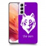 זאב כיסוי מגן קשיח בעיצוב אישי עם השם שלך ל Samsung Galaxy S21 5G יחידה אחת סקרין מובייל