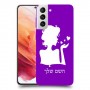 אישה אהבה כיסוי מגן קשיח בעיצוב אישי עם השם שלך ל Samsung Galaxy S21 5G יחידה אחת סקרין מובייל
