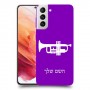 חצוצרה כיסוי מגן קשיח בעיצוב אישי עם השם שלך ל Samsung Galaxy S21 5G יחידה אחת סקרין מובייל