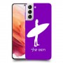 גלישה כיסוי מגן קשיח בעיצוב אישי עם השם שלך ל Samsung Galaxy S21 5G יחידה אחת סקרין מובייל