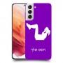 אימון ספורט - אישה כיסוי מגן קשיח בעיצוב אישי עם השם שלך ל Samsung Galaxy S21 5G יחידה אחת סקרין מובייל