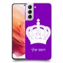 כתר מלכותי כיסוי מגן קשיח בעיצוב אישי עם השם שלך ל Samsung Galaxy S21 5G יחידה אחת סקרין מובייל