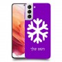 שלג כיסוי מגן קשיח בעיצוב אישי עם השם שלך ל Samsung Galaxy S21 5G יחידה אחת סקרין מובייל
