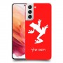 צפרדע טרופית כיסוי מגן קשיח בעיצוב אישי עם השם שלך ל Samsung Galaxy S21 5G יחידה אחת סקרין מובייל
