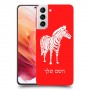 זברה כיסוי מגן קשיח בעיצוב אישי עם השם שלך ל Samsung Galaxy S21 5G יחידה אחת סקרין מובייל