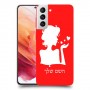 אישה אהבה כיסוי מגן קשיח בעיצוב אישי עם השם שלך ל Samsung Galaxy S21 5G יחידה אחת סקרין מובייל