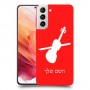 כינור כיסוי מגן קשיח בעיצוב אישי עם השם שלך ל Samsung Galaxy S21 5G יחידה אחת סקרין מובייל