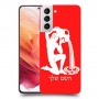 דלי כיסוי מגן קשיח בעיצוב אישי עם השם שלך ל Samsung Galaxy S21 5G יחידה אחת סקרין מובייל