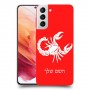 עקרב כיסוי מגן קשיח בעיצוב אישי עם השם שלך ל Samsung Galaxy S21 5G יחידה אחת סקרין מובייל