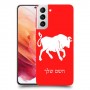 שור כיסוי מגן קשיח בעיצוב אישי עם השם שלך ל Samsung Galaxy S21 5G יחידה אחת סקרין מובייל