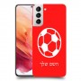 כדורגל - כדור כיסוי מגן קשיח בעיצוב אישי עם השם שלך ל Samsung Galaxy S21 5G יחידה אחת סקרין מובייל