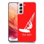 גלישת מפרש כיסוי מגן קשיח בעיצוב אישי עם השם שלך ל Samsung Galaxy S21 5G יחידה אחת סקרין מובייל