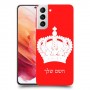 כתר מלכותי כיסוי מגן קשיח בעיצוב אישי עם השם שלך ל Samsung Galaxy S21 5G יחידה אחת סקרין מובייל