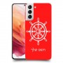 הגה - קפטן - ים כיסוי מגן קשיח בעיצוב אישי עם השם שלך ל Samsung Galaxy S21 5G יחידה אחת סקרין מובייל