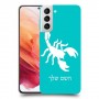 עקרב כיסוי מגן קשיח בעיצוב אישי עם השם שלך ל Samsung Galaxy S21 5G יחידה אחת סקרין מובייל