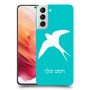 ציפור לבלוע כיסוי מגן קשיח בעיצוב אישי עם השם שלך ל Samsung Galaxy S21 5G יחידה אחת סקרין מובייל
