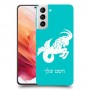 גדי כיסוי מגן קשיח בעיצוב אישי עם השם שלך ל Samsung Galaxy S21 5G יחידה אחת סקרין מובייל