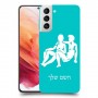 תאומים כיסוי מגן קשיח בעיצוב אישי עם השם שלך ל Samsung Galaxy S21 5G יחידה אחת סקרין מובייל