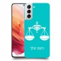 מאזניים כיסוי מגן קשיח בעיצוב אישי עם השם שלך ל Samsung Galaxy S21 5G יחידה אחת סקרין מובייל