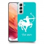 קשת כיסוי מגן קשיח בעיצוב אישי עם השם שלך ל Samsung Galaxy S21 5G יחידה אחת סקרין מובייל