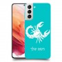 עקרב כיסוי מגן קשיח בעיצוב אישי עם השם שלך ל Samsung Galaxy S21 5G יחידה אחת סקרין מובייל