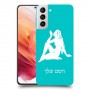 בתולה כיסוי מגן קשיח בעיצוב אישי עם השם שלך ל Samsung Galaxy S21 5G יחידה אחת סקרין מובייל