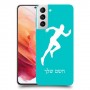 רץ כיסוי מגן קשיח בעיצוב אישי עם השם שלך ל Samsung Galaxy S21 5G יחידה אחת סקרין מובייל