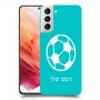 כדורגל - כדור כיסוי מגן קשיח בעיצוב אישי עם השם שלך ל Samsung Galaxy S21 5G יחידה אחת סקרין מובייל