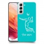 שחקן כדורעף כיסוי מגן קשיח בעיצוב אישי עם השם שלך ל Samsung Galaxy S21 5G יחידה אחת סקרין מובייל