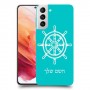 הגה - קפטן - ים כיסוי מגן קשיח בעיצוב אישי עם השם שלך ל Samsung Galaxy S21 5G יחידה אחת סקרין מובייל