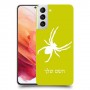 עכביש כיסוי מגן קשיח בעיצוב אישי עם השם שלך ל Samsung Galaxy S21 5G יחידה אחת סקרין מובייל