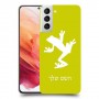 צפרדע טרופית כיסוי מגן קשיח בעיצוב אישי עם השם שלך ל Samsung Galaxy S21 5G יחידה אחת סקרין מובייל
