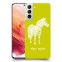 זברה כיסוי מגן קשיח בעיצוב אישי עם השם שלך ל Samsung Galaxy S21 5G יחידה אחת סקרין מובייל